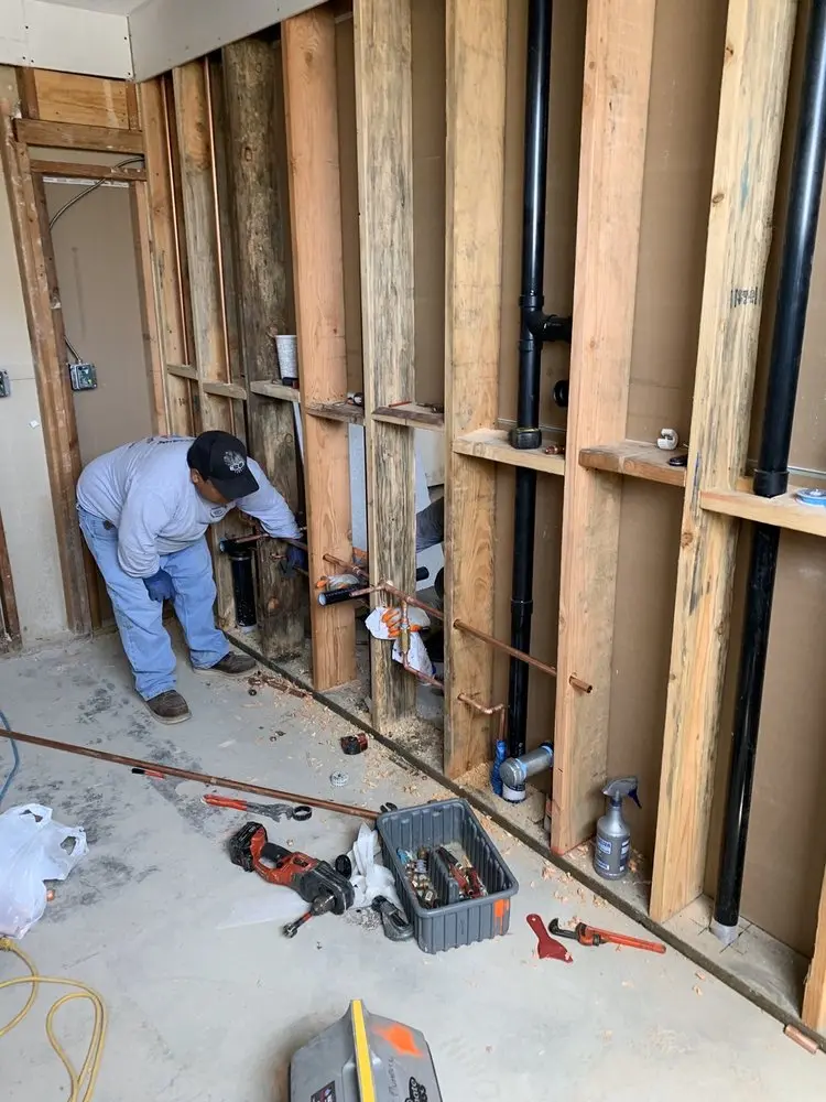 Commercial rough-in plumbing for Gas Line Repair in Brookwood